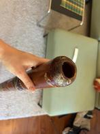 Didgeridoo - Traditioneel Beschilderd - Bamboe, Muziek en Instrumenten, Blaasinstrumenten | Didgeridoos, Ophalen, Gebruikt