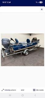 Lund rebel, Watersport en Boten, Vis- en Consoleboten, Ophalen, Zo goed als nieuw, 3 tot 6 meter, Buitenboordmotor
