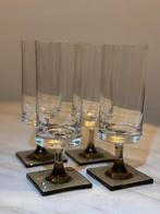 4 x vintage Rosenthal Linear Smoke Wine Glasses, Verzamelen, Glas en Borrelglaasjes, Ophalen of Verzenden, Zo goed als nieuw, Overige typen