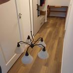 Eetkamerlamp / Woonkamerlamp met 5 LED lampen, Huis en Inrichting, Ophalen, Gebruikt, Glas, Modern