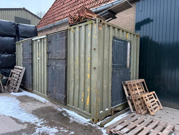 Stalcontainer, paardenbox, buitenstal, Dieren en Toebehoren, Stalling en Weidegang, Stalling, Toebehoren
