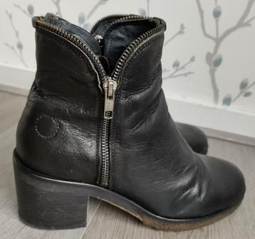 CA'SHOTT Copenhagen Zwarte Enkellaarsjes maat 40 beschikbaar voor biedingen