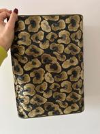 Leuke lampenkap met dierenprint, Huis en Inrichting, Ophalen of Verzenden, Gebruikt, Bruin, Rond