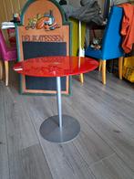 glazen tafeltje, Ophalen, Minder dan 55 cm, Rond, 60 cm of meer