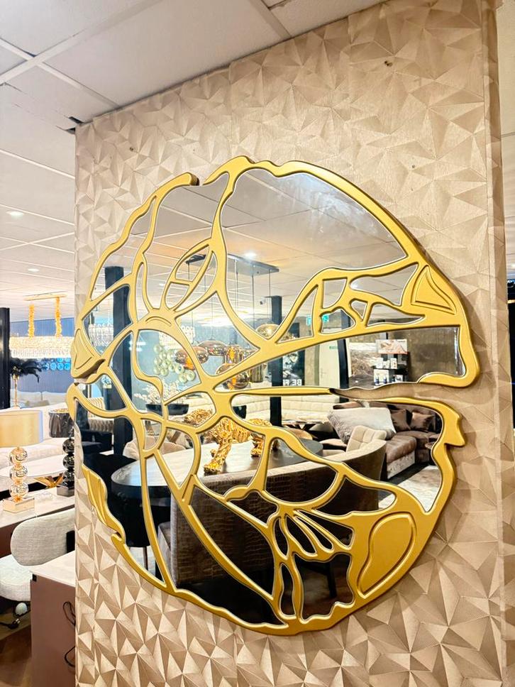 Spiegel - Java Expoxy, Huis en Inrichting, Woonaccessoires | Spiegels, Zo goed als nieuw, 75 tot 100 cm, 100 tot 150 cm, Overige vormen