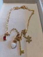 Bedelketting 46 cm - Losse bedels, Nieuw, Ophalen of Verzenden, Goud, Overige materialen