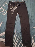 Zwarte jeans met bling bling 38, Ophalen of Verzenden, Zo goed als nieuw