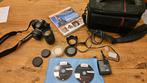 Canon EOS 450D Spiegelreflexcamera + 2 lenzen complete set, Ophalen of Verzenden, Gebruikt, Canon, Geen optische zoom