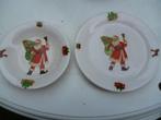 kerstservies  2 hele oude Hema kerstborden, Diversen, Kerst, Ophalen of Verzenden, Gebruikt
