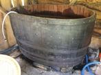 Hottub of koudwaterbad van oude ovale wijnton (houffalize), Ophalen, Zo goed als nieuw, Filter