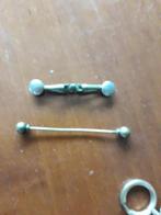 2 ouderwetse kraagspeld / horloge ketting ??, Sieraden, Tassen en Uiterlijk, Ophalen of Verzenden, Zo goed als nieuw, Zilver, Overige materialen