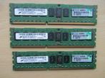 3x Micron 2GB PC3-10600 DDR3-1333MHz ECC Registered CL9, Computers en Software, RAM geheugen, 1333 MHz, Server, DDR3, Ophalen of Verzenden
