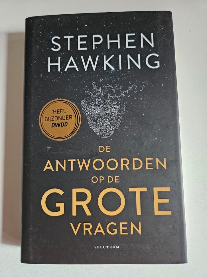 Stephen Hawking - De antwoorden op de grote vragen, Boeken, Overige Boeken, Zo goed als nieuw, Ophalen of Verzenden