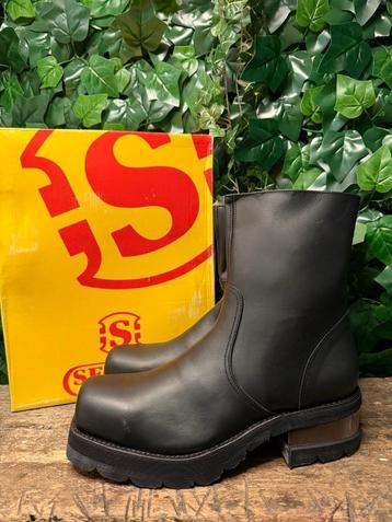 super gave Vintage biker boots van Sendra maat 44 beschikbaar voor biedingen