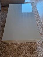 GOOSSENS eric kuster salontafel hoogglans grijs 150x90 cm, Ophalen, 100 tot 150 cm, 50 tot 100 cm, Zo goed als nieuw