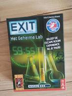 EXIT escape room spel  'het geheime lab', Hobby en Vrije tijd, Gezelschapsspellen | Kaartspellen, Ophalen of Verzenden, Zo goed als nieuw