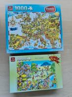 2 King puzzels 1000 stukjes, Hobby en Vrije tijd, Denksport en Puzzels, Ophalen of Verzenden, 500 t/m 1500 stukjes, Zo goed als nieuw