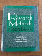 RESEARCH METHODS IN SOCIAL RELATIONS, Ophalen of Verzenden, Gelezen, WO