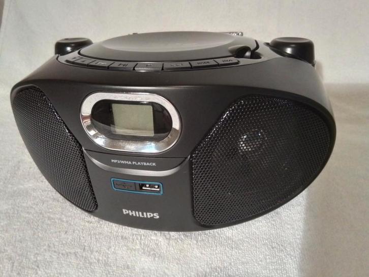 Philips stereo radio cd-speler met USB, Audio, Tv en Foto, Radio's, Zo goed als nieuw, Ophalen