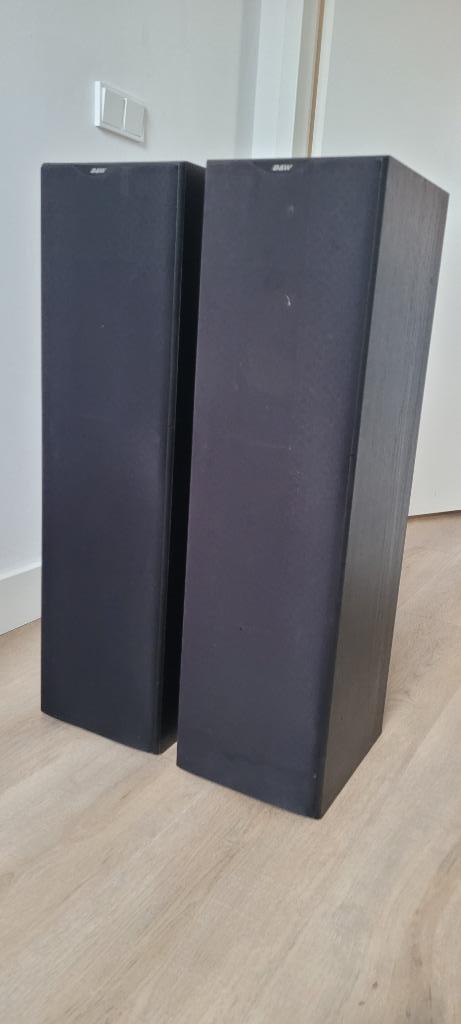 Set B&W DM603, Audio, Tv en Foto, Luidsprekers, Gebruikt, Front, Rear of Stereo speakers, 120 watt of meer, Bowers & Wilkins (B&W)