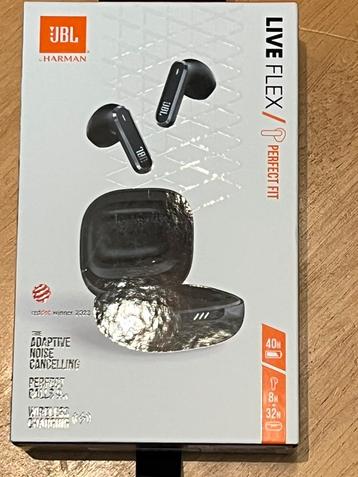 Nieuw in doos en ongebruikt JBL live flex zwart oortje beschikbaar voor biedingen