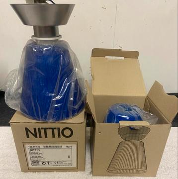2 NITTIO Ikea lampen uit 1998 ongebruikt in doos