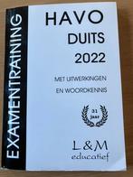 Examentraining Havo Duits 2022, Boeken, Schoolboeken, Ophalen of Verzenden, Zo goed als nieuw, HAVO, Duits
