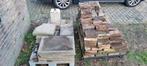 Gratis stenen tegels bakstenen 30x30 rest partij betonpoer, Tuin en Terras, Ophalen, Gebruikt