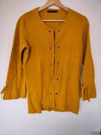Mosterdgeel vest MICHA maat S, Kleding | Dames, Truien en Vesten, Geel, Ophalen of Verzenden, Zo goed als nieuw, Maat 36 (S)