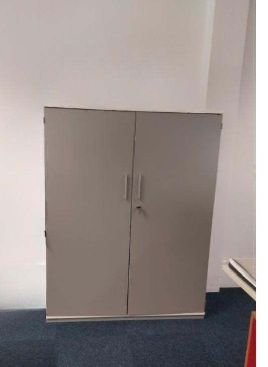 Draaideurkast Palmberg 157x120x44cm -  gebruikt, Huis en Inrichting, Kasten | Roldeurkasten en Archiefkasten, Gebruikt, 150 tot 200 cm