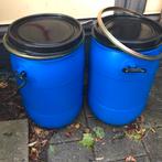 50 liter regenton voederton klemring, Tuin en Terras, Regentonnen, Minder dan 75 liter, Ophalen, Gebruikt, Kunststof