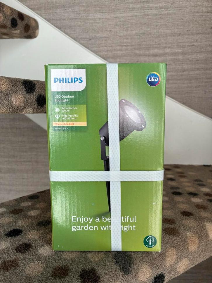 Philips LED Buiten Spot - Nieuw in Doos, Tuin en Terras, Buitenverlichting, Nieuw, Spots, Aluminium, Netvoeding, Waterbestendig