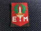 ETM mouwembleem, ophalen of verzenden., Ophalen, Landmacht, Nederland, Embleem of Badge