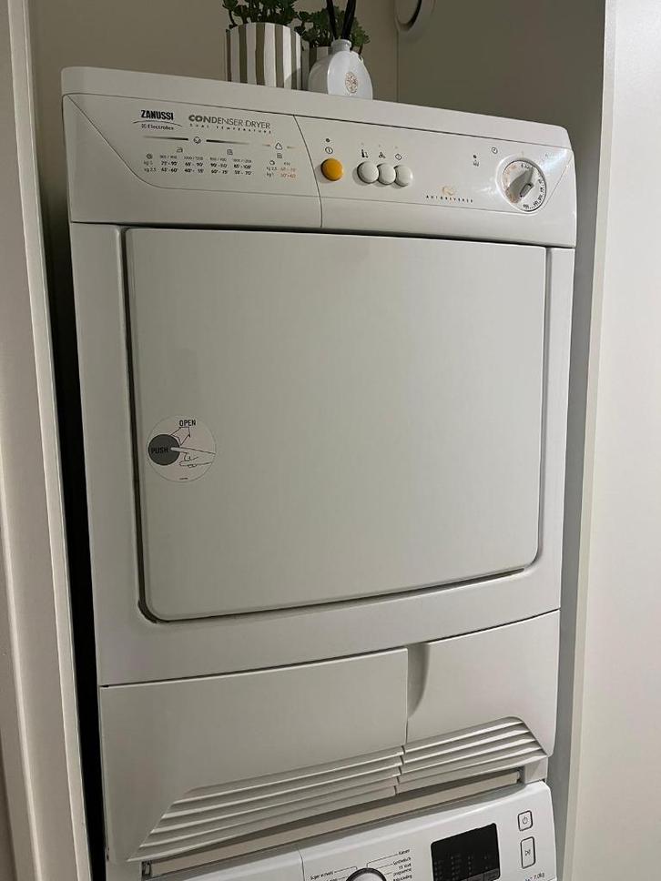 Zanussi condensdroger, Witgoed en Apparatuur, Wasdrogers, Gebruikt, Condens, 6 tot 8 kg, 85 tot 90 cm, Ophalen of Verzenden