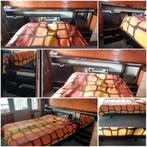GRATIS vintage retro Bed bedombouw slaapkamer meubel, Huis en Inrichting, Ophalen, Gebruikt, Zwart, Tweepersoons