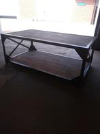 Industriële salontafel, Huis en Inrichting, Tafels | Salontafels, Ophalen, Gebruikt, 50 tot 100 cm, Minder dan 50 cm