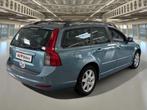 Volvo V50 2.4i Summum Keurig onderhouden inclusief btw met g, Auto's, Gebruikt, Navigatiesysteem, 700 kg, Blauw