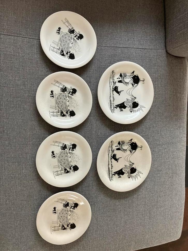 Jip & Janneke Eetborden servies keramiek/ aardewerk Hema, Huis en Inrichting, Keuken | Servies, Gebruikt, Bord(en), Overige stijlen