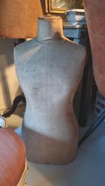 Brocante oude Franse paspop buste 82 cm hoog, Antiek en Kunst, Curiosa en Brocante, Ophalen