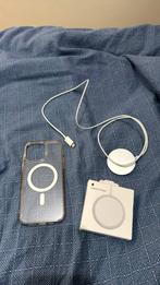 Apple MagSafe originele lader + spigen case, Telecommunicatie, Mobiele telefoons | Telefoon-opladers, Apple iPhone, Ophalen of Verzenden