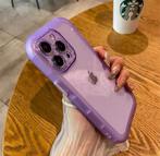 Luxury Shockproof Silicone Bumper Clear Phone Case, Ophalen of Verzenden, Zo goed als nieuw, IPhone 14 Pro