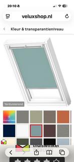 Velux rolgordijn GGL SK06, Ophalen, Minder dan 50 cm, Blauw, Zo goed als nieuw