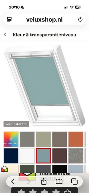 Velux rolgordijn GGL SK06 beschikbaar voor biedingen
