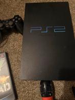PlayStation 2 Compleet met Buzz, SingStar & Games, Ophalen of Verzenden, Met 1 controller, Gebruikt, Met games