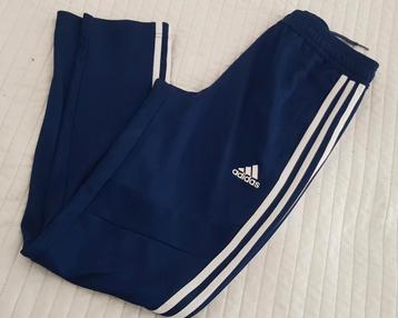 Adidas traningsbroek maat xs blauw wit sport broek merk beschikbaar voor biedingen