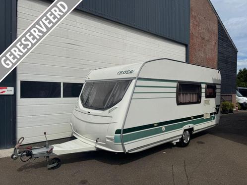 Chateau Calista 450 CT + Mover + Voortent + Luif, Caravans en Kamperen, Caravans, Bedrijf, tot en met 4, 750 - 1000 kg, Overige