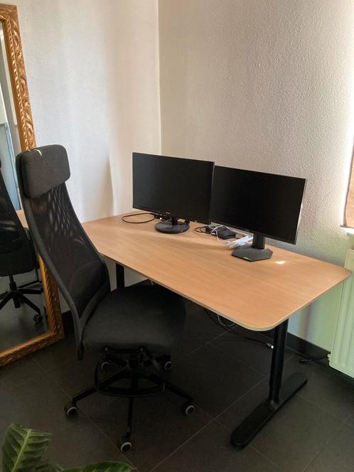 Bureau 80x160 hoogte verstelbaar, Huis en Inrichting, Bureaus, Zo goed als nieuw, Bureau, In hoogte verstelbaar, Ophalen