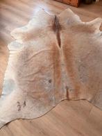 Grote echte koeienhuid – naturel – ca. 200 x 170 cm, Huis en Inrichting, Ophalen, Gebruikt, Beige, 150 tot 200 cm