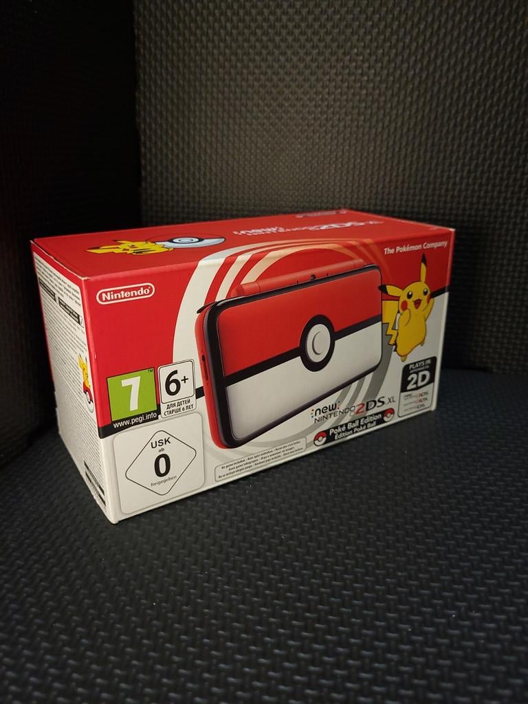 Nintendo 2DS XL Pokeball Edition - Zeldzaam!, Ophalen, Zo goed als nieuw, Rood, 2DS XL