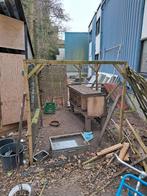 2 grote kippenhokken gratis, Ophalen, Gebruikt, Kippenhok of Kippenren